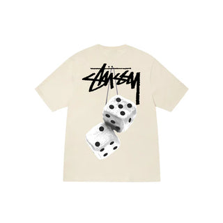 Áo Thun Oversize Stussy White Dice