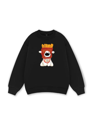 Sweet Pastry Cute Dog With Bread Sweater