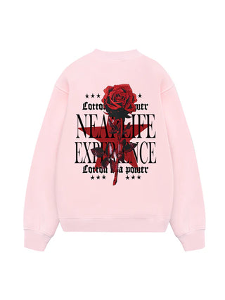 Floral Rose Flower Sweater