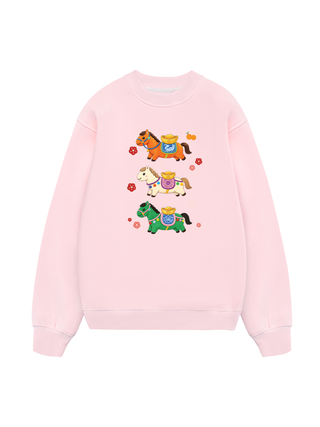 Tết Bính Ngọ 3 Chú Ngựa Sweater