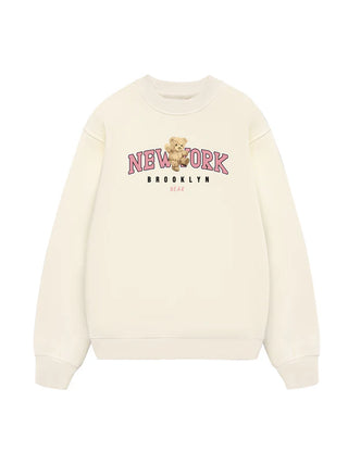 City Pink New York Bear Sweater