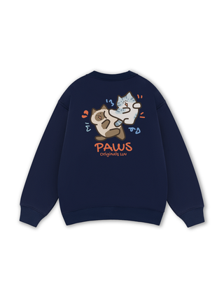 Paws Luv Cat Couple Sweater