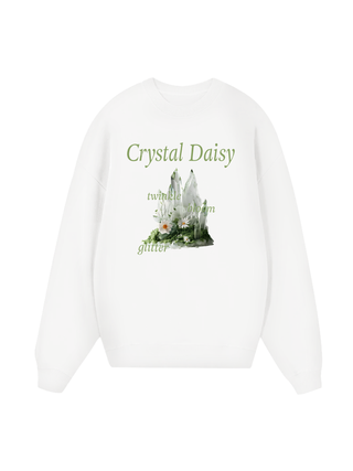Floral Crytsal Daisy Sweater