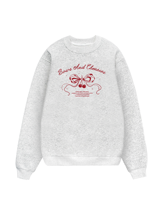 Bows And Cherries Sweater