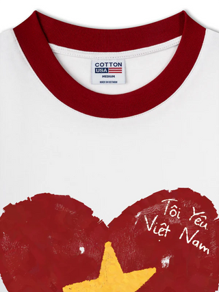 Áo Thun Ringer Relaxed Fit Tôi Yêu Việt Nam