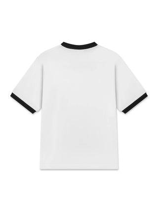 Áo Thun Ringer Relaxed Fit City New York Red Bear