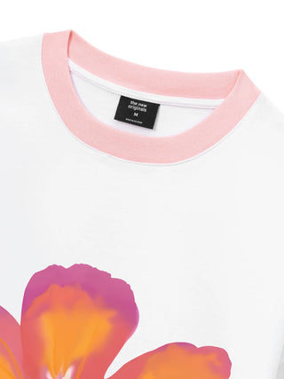 Áo Thun Ringer Relaxed Fit Summer Vibes Hawai Flower