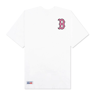 Áo Thun Oversize MLB Boston Red Sox Pink