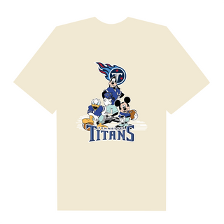 Áo Thun Oversize NFL Mickey and Friends Tennessee Titans