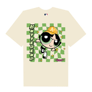 Áo Thun Oversize MLB Buttercup A's The Powerpuff Girls