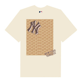 Áo Thun Oversize MLB New York Yankees Brown