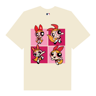 Áo Thun Oversize MLB LA The Powerpuff Girls Pink