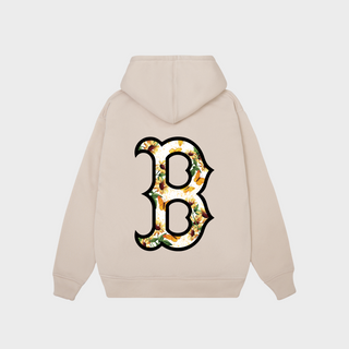 Áo Hoodie MLB Boston Red Sox Flower