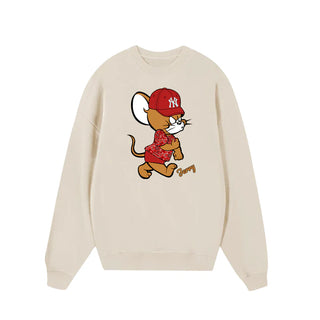 Áo sweater MLB Floral Funny Disney Jerry