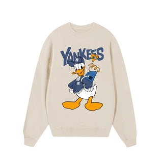 Áo sweater MLB Yankees Donald Duck