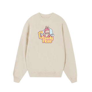 Áo sweater MLB Labubu Candy Floss Cleveland Guardians