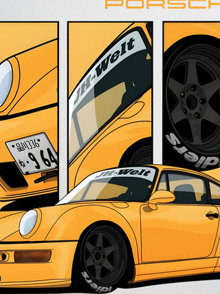 Áo Thun Ringer Relaxed Fit PORSCHE JH-Welt