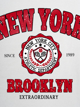 Áo Thun Ringer Relaxed Fit City New York Brooklyn