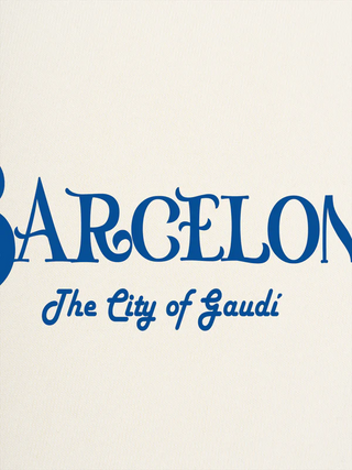 Áo Thun Ringer Relaxed Fit Barcelona