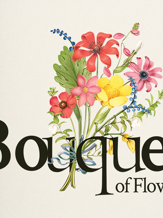 Áo Thun Ringer Relaxed Fit Bouquet of Flowers