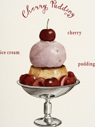 Áo Thun Ringer Relaxed Fit Tropical Cherry Pudding