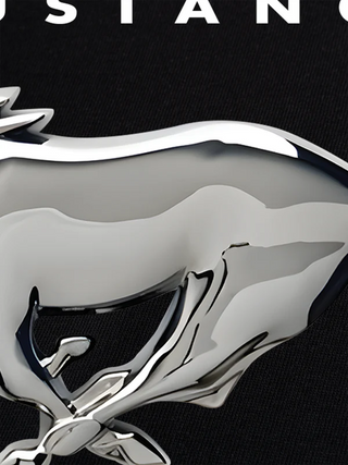 Áo Thun Ringer Relaxed Fit Mustang Horse Logo