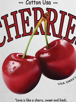 Áo Thun Ringer Relaxed Fit Tropical Cherries Sweet