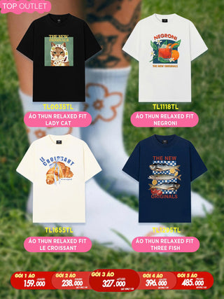 [Mystery Pack] Áo Thun Relaxed Fit - Hình In Ngẫu Nhiên.