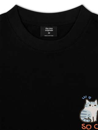 Áo Thun Relaxed Fit So Cute Cat Couple