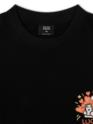 Áo Thun Relaxed Fit Lucky Luv Cat Couple