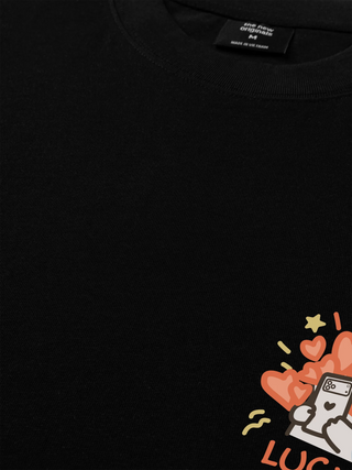 Áo Thun Relaxed Fit Lucky Luv Cat Couple