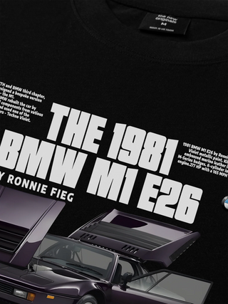 Áo Thun Relaxed Fit Car The 1981 BMW M1 E26
