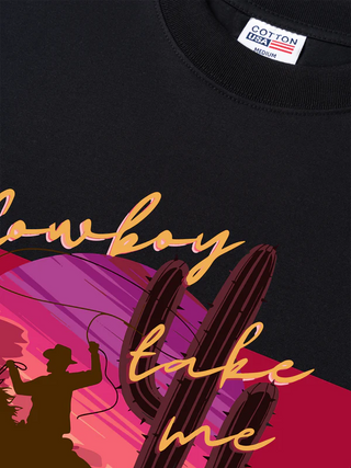 Áo Thun Relaxed Fit Marlboro Cowboy Take Me Away