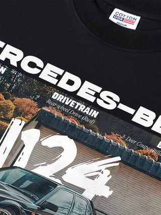 Áo Thun Relaxed Fit Mercedes W124 1993