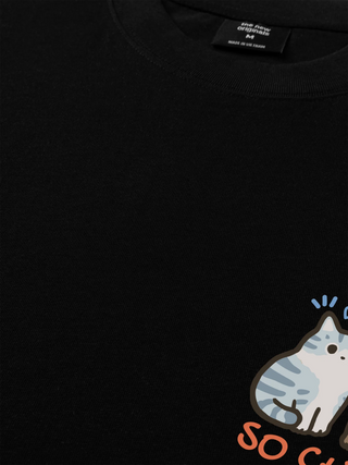 Áo Thun Relaxed Fit So Cute Cat Couple