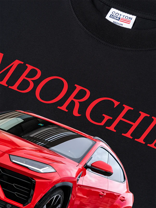 Áo Thun Relaxed Fit Lamborghini Urus Red