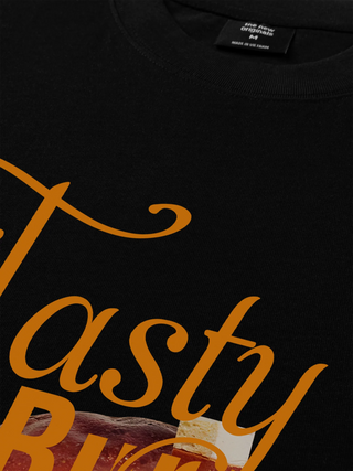 Áo Thun Relaxed Fit Foody Tasty Burger