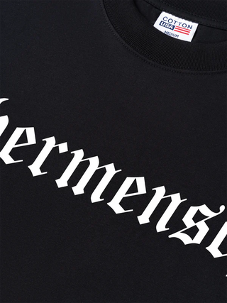 Áo Thun Relaxed Fit Idols Ubermensch Black And White