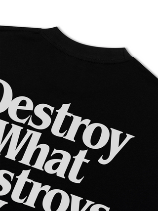 Áo Thun Relaxed Fit Life Vibe Destroy What Destroy You