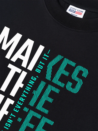 Áo Thun Relaxed Fit Money Motivational Modern Typographic