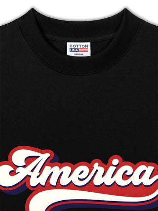 Áo Thun Relaxed Fit USA Vintage America