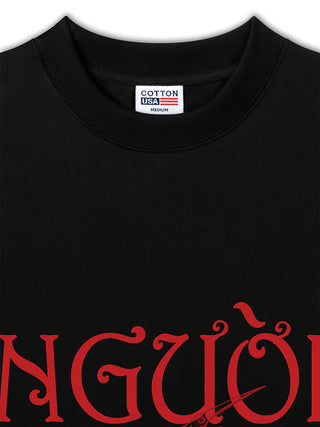 Áo Thun Relaxed Fit Việt Nam Người Việt - Máu Đỏ Da Vàng