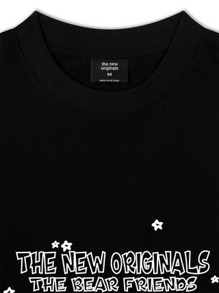 Áo Thun Relaxed Fit Bear Friends Doodle Artwork