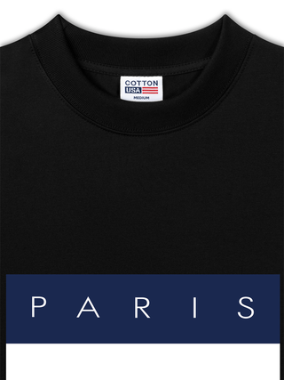 Áo Thun Relaxed Fit Paris France Flag