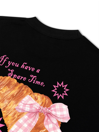 Áo Thun Relaxed Fit Go Get A Croissant