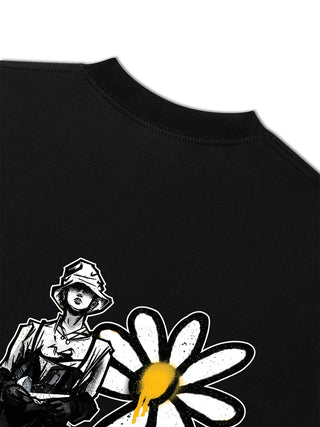 Áo Thun Relaxed Fit Floral X GD Art Daisy