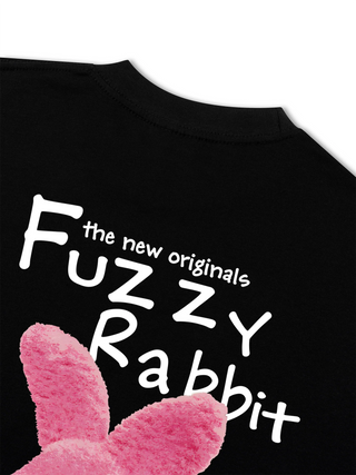 Áo Thun Relaxed Fit Doodle Fuzzy Rabbit