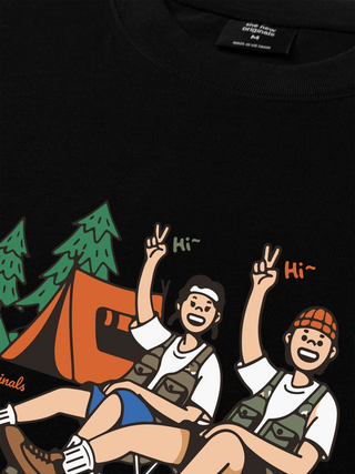 Áo Thun Relaxed Fit Go Camping