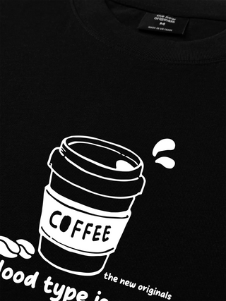 Áo Thun Relaxed Fit My Blood Type Is Coffee