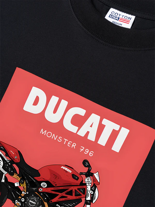 Áo Thun Relaxed Fit Motorcycles Ducati Monster 796